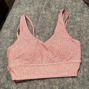 Buffbunny monarch pink pattern bra, barely worn, size small